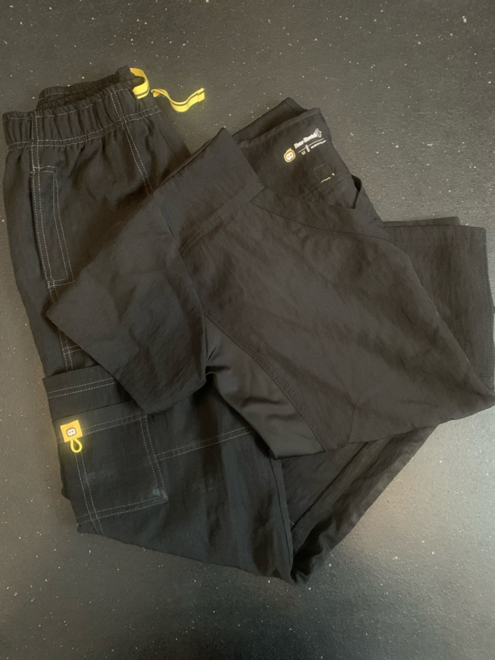 Wink Scrubs 4way stretch Black Scrub Set - top is medium, pants are small